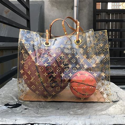 louis vuitton in plastic case bag|Louis Vuitton plexiglass bag.